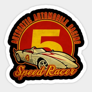 Vintage Authentic Racing Sticker